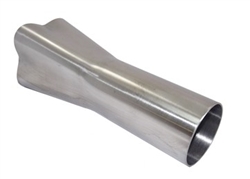 304 Stainless American Made 2-1 Merge Collector:1 3/4" Primary 3" Secondary
